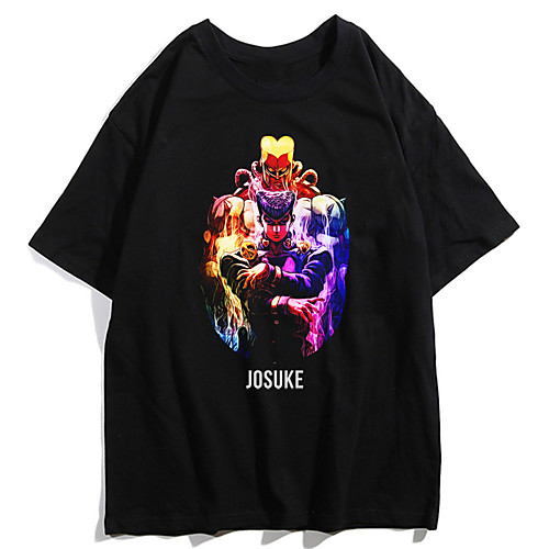 

Inspired by JoJo's Bizarre Adventure JOJO Anime Cartoon Polyester / Cotton Blend Print Harajuku Graphic Kawaii T shirt For Women's / Men's