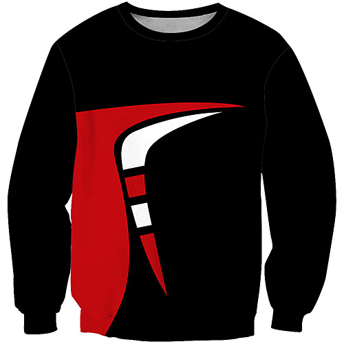 

Men's Unisex Plus Size Sweatshirt Pullover Sweatshirt Stripes Graphic Prints Print Round Neck Casual Daily Holiday 3D Print Basic Designer Hoodies Sweatshirts Long Sleeve 1 2 3