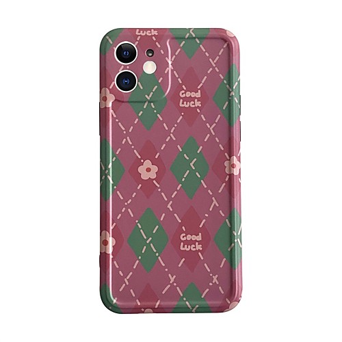 

Phone Case For Apple Back Cover iPhone 12 Pro Max 11 SE 2020 X XR XS Max 8 7 Shockproof Dustproof Geometric Pattern TPU