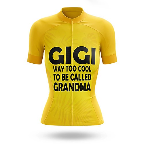 

21Grams Women's Short Sleeve Cycling Jersey Summer Spandex Black / Yellow Bike Top Mountain Bike MTB Road Bike Cycling Quick Dry Moisture Wicking Sports Clothing Apparel / Stretchy / Athleisure