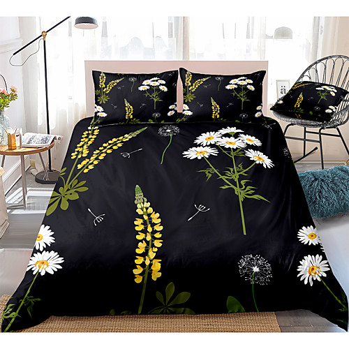 

Duvet Cover Sets 3 Piece Rayon / Polyester 3D Rainbow Reactive Print Bohemian Style