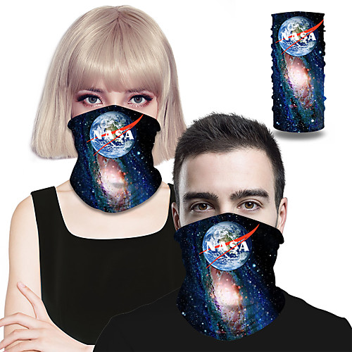

Men's Rectangle Scarf Outdoor Polyester Scarf Galaxy