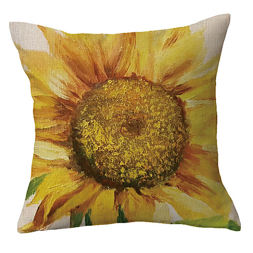 

Double Side Cushion Cover 1PC Faux Linen Soft Decorative Square Throw Pillow Cover Cushion Case Pillowcase for Sofa Bedroom Superior Quality Machine Washable