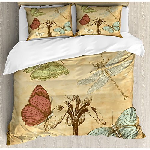 

3-Piece Duvet Cover Set Hotel Bedding Sets Comforter Cover with Soft Lightweight Microfiber Include 1 Duvet Cover 2 Pillowcases for Double/Queen/King(1 Pillowcase for Twin/Single)