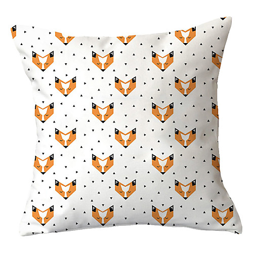 

Small Fox Double Side Cushion Cover 1PC Soft Decorative Square Throw Pillow Cover Cushion Case Pillowcase for Sofa Bedroom Livingroom Outdoor Superior Quality Machine Washable Outdoor Cushion for Sofa Couch Bed Chair