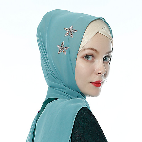

Arabian Women's Cosplay Hijab / Khimar For Party Halloween Chiffon Crystal / Rhinestone Halloween Carnival Masquerade Scarf
