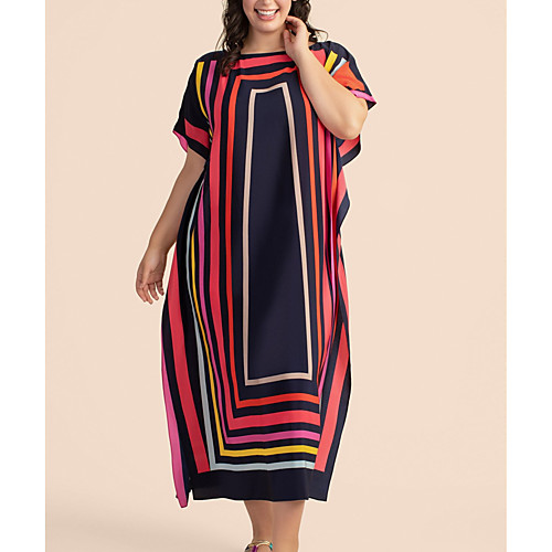 

Women's Cover Up Beach Dress Swimsuit Print Navy Blue Swimwear Bathing Suits New / Padless