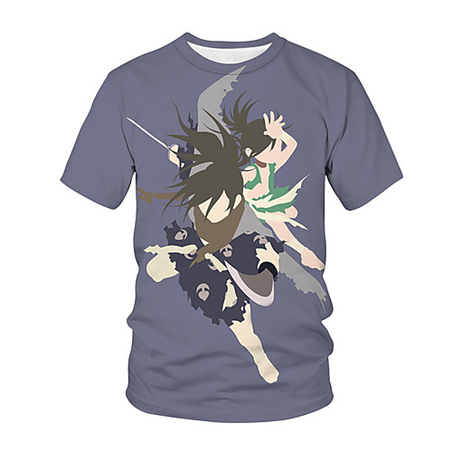 

Inspired by Dororo Cosplay Anime Cartoon 100% Polyester 3D Harajuku Graphic Kawaii T-shirt For Women's / Men's