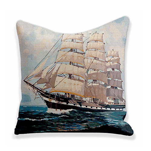 

Double Side Cushion Cover 1PC Faux Linen Soft Decorative Square Throw Pillow Cover Cushion Case Pillowcase for Sofa Bedroom Superior Quality Machine Washable