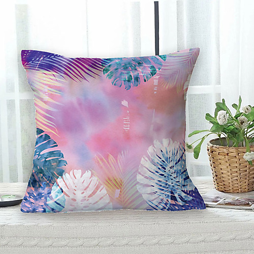 

Floral Double Side Cushion Cover 1PC Soft Decorative Square Throw Pillow Cover Cushion Case Pillowcase for Bedroom Livingroom Superior Quality Machine Washable Outdoor Cushion for Sofa Couch Bed Chair Garden Theme