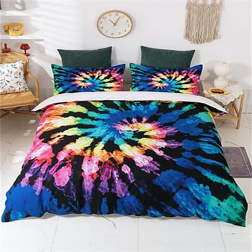 

3-Piece Duvet Cover Set Hotel Bedding Sets Comforter Cover with Soft Lightweight Microfiber Include 1 Duvet Cover 2 Pillowcases for Double/Queen/King(1 Pillowcase for Twin/Single)