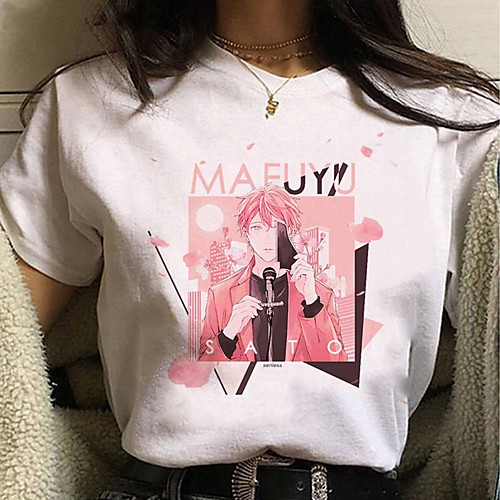 

Inspired by Cosplay Cosplay Anime Cartoon Polyester / Cotton Blend Print Harajuku Graphic Kawaii T shirt For Women's / Men's