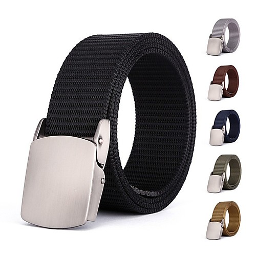 

Men's Wide Belt 100g / m2 Polyester Knit Stretch Belt Solid Colored