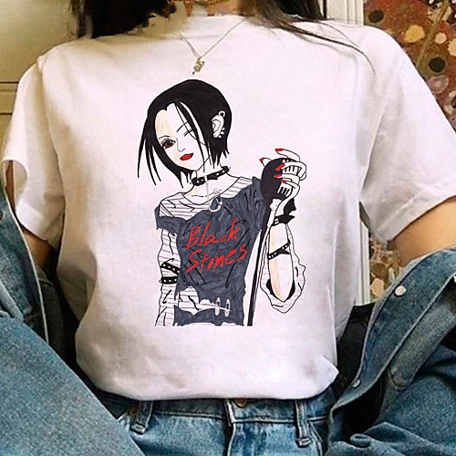 

Inspired by NANA Cosplay Anime Cartoon Polyester / Cotton Blend Print Harajuku Graphic Kawaii T-shirt For Women's / Men's