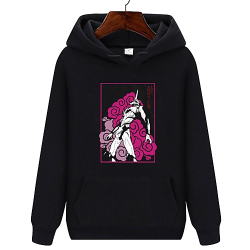 

Inspired by EVA Cosplay Anime Cartoon 100% Polyester Print Harajuku Graphic Kawaii Hoodie For Women's / Men's
