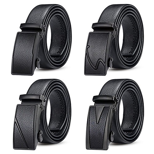 

Men's Wide Belt Office / Career Daily Wear As the Picture Belt Solid Color