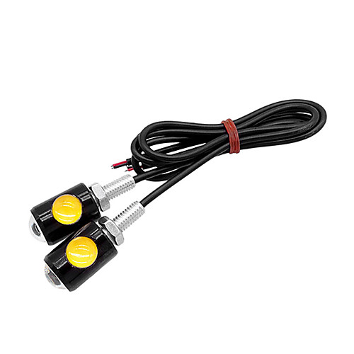 

OTOLAMPARA Super Bright Lightness Motorcycle LED Signal Light 10W LED License Plate Light Screw Install Rear Fog Lights 2pcs