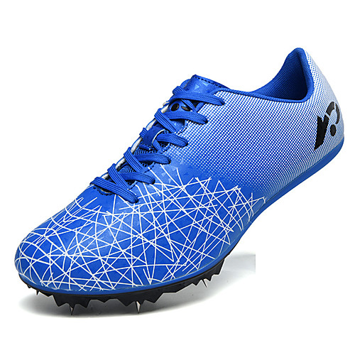 

Men's Trainers Athletic Shoes Lace up Athletic Running Shoes Patent Leather Breathable Black Blue Orange Summer