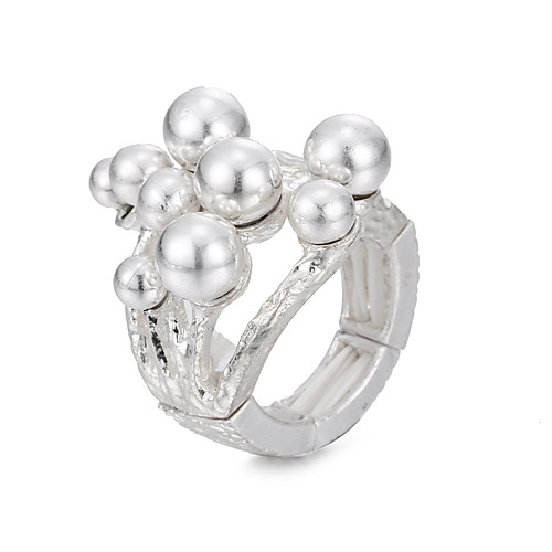 

Adjustable Ring Pearl Handmade Silver Gold Pearl Alloy Mini Artistic Natural Elegant 1pc Adjustable / Couple's