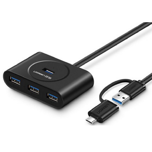 

WiWU High Speed T02 USB 3.0 USB C to USB 2.0 USB 3.0 USB Hub 2 Ports For Windows, PC, Laptop