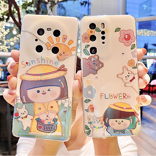 

Phone Case For Huawei Back Cover P40 P40 Pro Mate 40 Mate 40 Pro P30 P30 Pro P30 Lite P Smart 2021 Mate 30 Mate 30 Pro Shockproof Dustproof Cartoon TPU