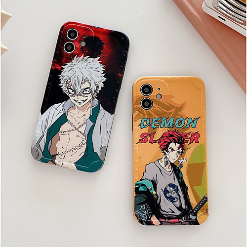 

Demon Slayer: Kimetsu no Yaiba Phone Case For Apple Back Cover iPhone 12 Pro Max 11 SE 2020 X XR XS Max 8 7 Shockproof Dustproof Graphic TPU