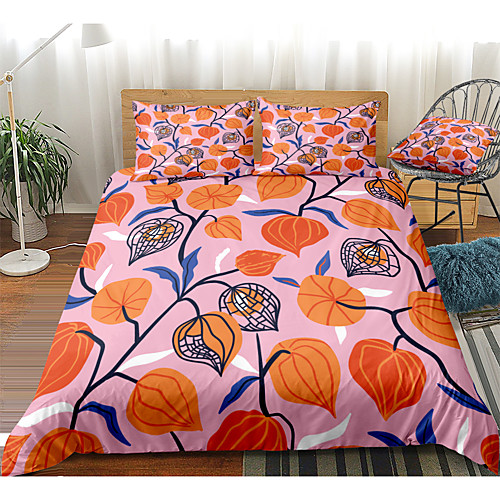 

Duvet Cover Sets 3 Piece Rayon / Polyester 3D Rainbow Reactive Print Bohemian Style