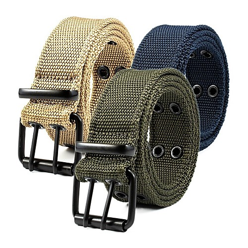 

Men's Wide Belt 100g / m2 Polyester Knit Stretch Belt Solid Colored