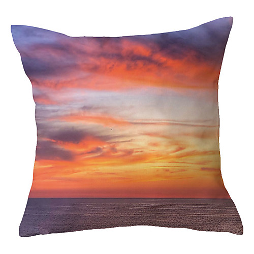 

Landscape Double Side Cushion Cover 1PC Soft Throw Pillow Cover Cushion Case Pillowcase for Bedroom Livingroom Superior Quality Machine Washable Outdoor Cushion for Sofa Couch Bed Chair
