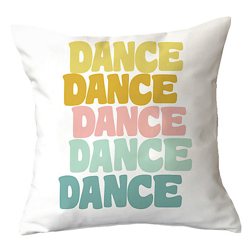 

Letter Double Side Cushion Cover 1PC Soft Decorative Square Throw Pillow Cover Cushion Case Pillowcase for Bedroom Livingroom Superior Quality Machine Washable Outdoor Cushion for Sofa Couch Bed Chair