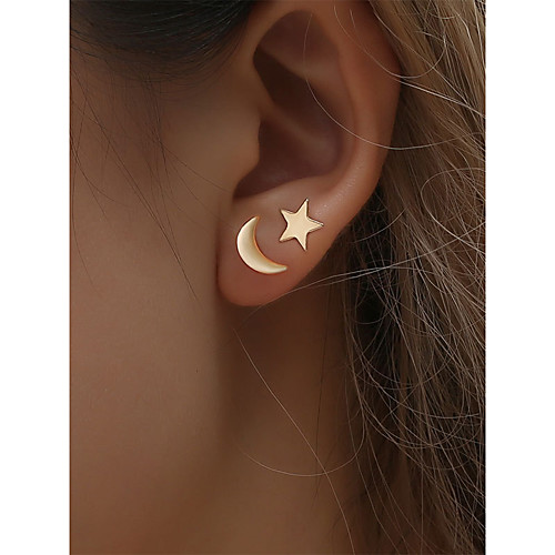 

Women's Girls' Stud Earrings Classic Fashion Cute Earrings Jewelry Rose Gold For Birthday Formal Date 1pc
