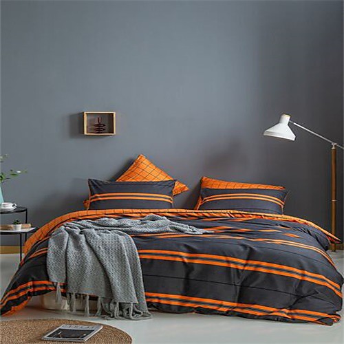 

3-Piece Duvet Cover Set Hotel Bedding Sets Comforter Cover with Soft Lightweight Microfiber Include 1 Duvet Cover 2 Pillowcases for Double/Queen/King(1 Pillowcase for Twin/Single)