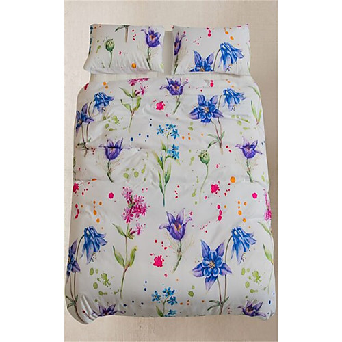 

3-Piece Duvet Cover Set Hotel Bedding Sets Comforter Cover with Soft Lightweight Microfiber Include 1 Duvet Cover 2 Pillowcases for Double/Queen/King(1 Pillowcase for Twin/Single)