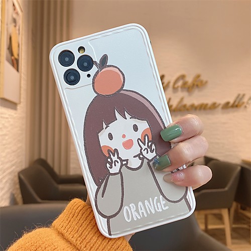 

Phone Case For Apple Back Cover iPhone 12 Pro Max 11 X XR XS Max Shockproof Dustproof Cartoon Geometric Pattern TPU