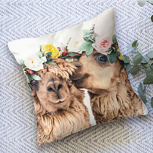 

Animal Double Side Cushion Cover 1PC Soft Decorative Square Throw Pillow Cover Cushion Case Pillowcase for Bedroom Livingroom Superior Quality Machine Washable Outdoor Cushion for Sofa Couch Bed Chair