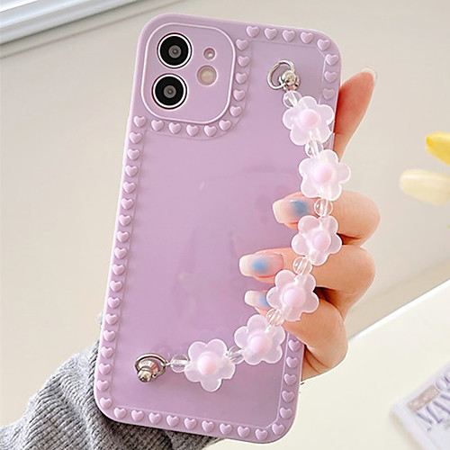 

Phone Case For Apple Back Cover iPhone 12 Pro Max 11 SE 2020 X XR XS Max 8 7 Shockproof Dustproof Solid Colored TPU