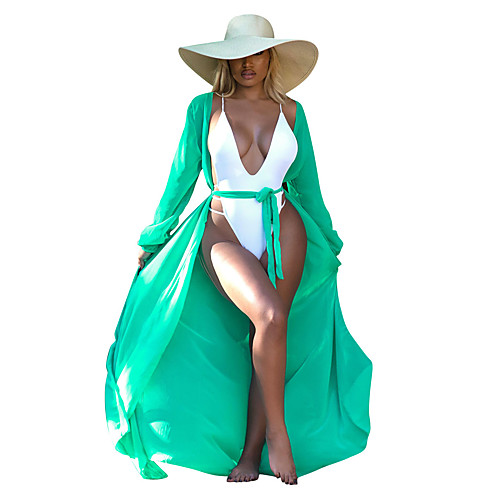 

yd1020 european and american women's clothing amazon hot sale multi-color candy color long blouse sunscreen shirt beach clothing