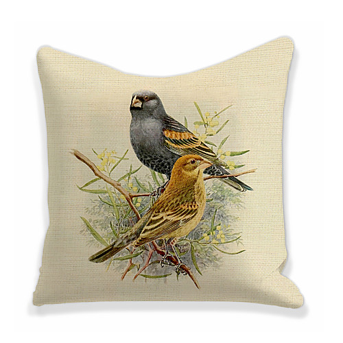 

Double Side Cushion Cover 1PC Faux Linen Soft Decorative Square Throw Pillow Cover Cushion Case Pillowcase for Sofa Bedroom Superior Quality Machine Washable Outdoor Cushion for Sofa Couch Bed Chair