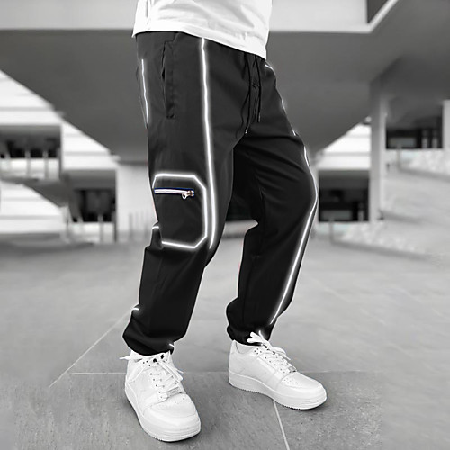 

Men's Cargo Sports Outdoor Sports Casual Sports Pants Tactical Cargo Pants Stripe Sporty Stripe Blue Yellow Black Green