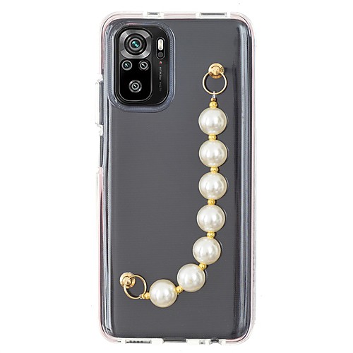 

Pearl Bracelet Clear Phone Case For Xiaomi Redmi Note 10 Pro Note 10S Redmi Note 9 Pro Note 9S 9A 9C Shockproof Dustproof Transparent TPU Back Cover