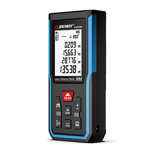 

SNDWAY Laser Distance Meter Laser Digital Tape Rangefinder Trena Metro Laser Range Finder Measuring Tape 50M Dropship