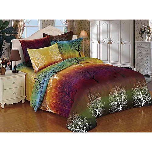 

3-Piece Duvet Cover Set Hotel Bedding Sets Comforter Cover with Soft Lightweight Microfiber Include 1 Duvet Cover 2 Pillowcases for Double/Queen/King(1 Pillowcase for Twin/Single)