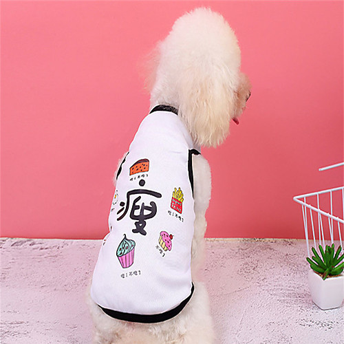 

Dog Vest Dog Costume Text / Number Leisure Adorable Dailywear Casual / Daily Dog Clothes Puppy Clothes Dog Outfits Breathable White Costume for Girl and Boy Dog Polyester XS S M L XL XXL