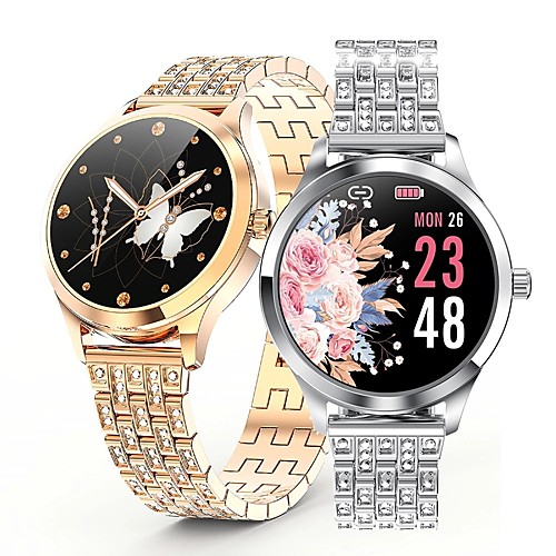 

WAZA LW07 Smartwatch Fitness Running Watch Bluetooth 1.1 inch Screen IP68 Waterproof Touch Screen Heart Rate Monitor Timer Stopwatch Pedometer 40mm Watch Case for Android iOS Samsung Xiaomi Apple Men