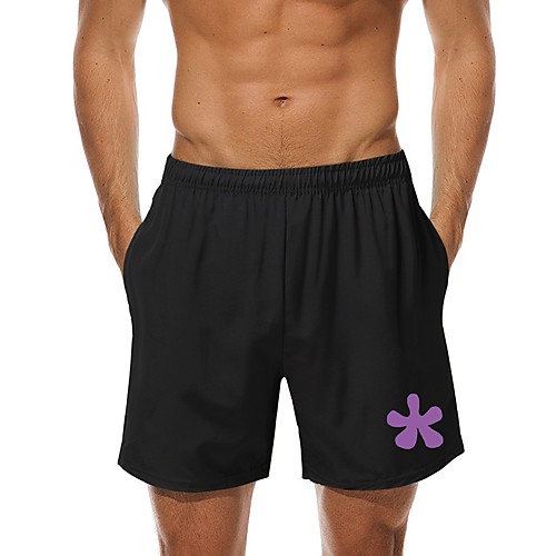 

Men's Casual / Sporty Chino Chinos Shorts Pants Graphic Black