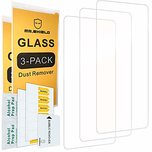

[3-pack]-mr.shield designed for xiaomi (mi 11 lite) [tempered glass] [japan glass with 9h hardness] screen protector with lifetime replacement