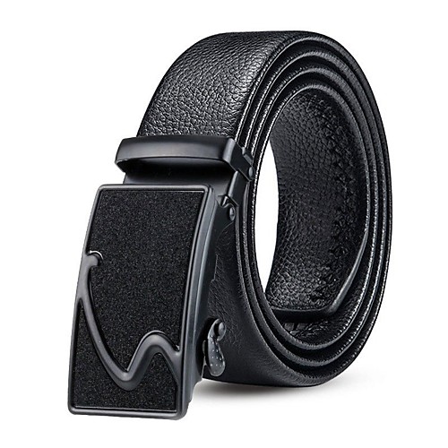 

Men's Wide Belt Office / Career Daily Wear As the Picture Belt Solid Color