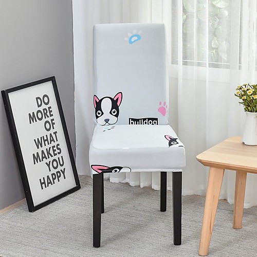 

Print Super Soft Chair Cover Stretch Removable Washable Dining Room Chair Protector Slipcovers Home Decor Dining Room Seat Cover 1 Piece