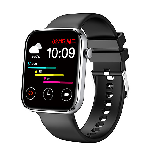 

Life1 Smartwatch Fitness Running Watch Bluetooth Timer Stopwatch Pedometer Waterproof Touch Screen Heart Rate Monitor IP 67 38mm Watch Case for Android iOS / Blood Pressure Measurement / Sports