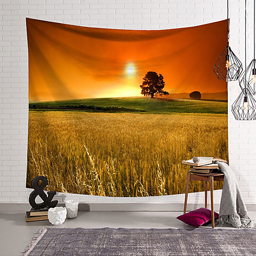 

Landscape Wall Tapestry Art Decor Blanket Curtain Hanging Home Bedroom Living Room Decoration Polyester